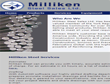 Tablet Screenshot of millikensteel.com